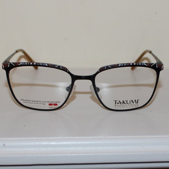 Takumi Women's Glasses with Sunglasses clip on (TK 1277) - Picture 2 of 8